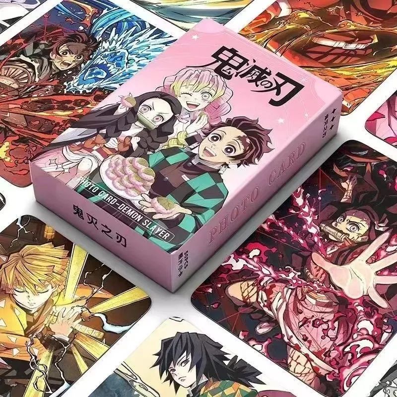 Anime Cosplay Demon Slayer - New Bandai 55pcs Demon Slayer Laser