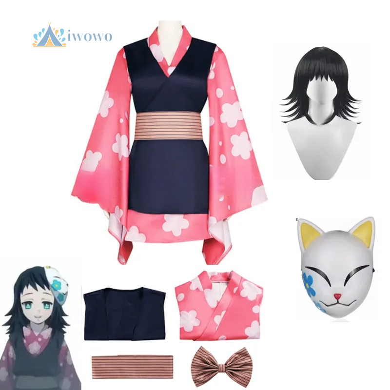 Anime Cosplay Demon Slayer - Demon Slayer Makomo Cosplay Costume Kimono