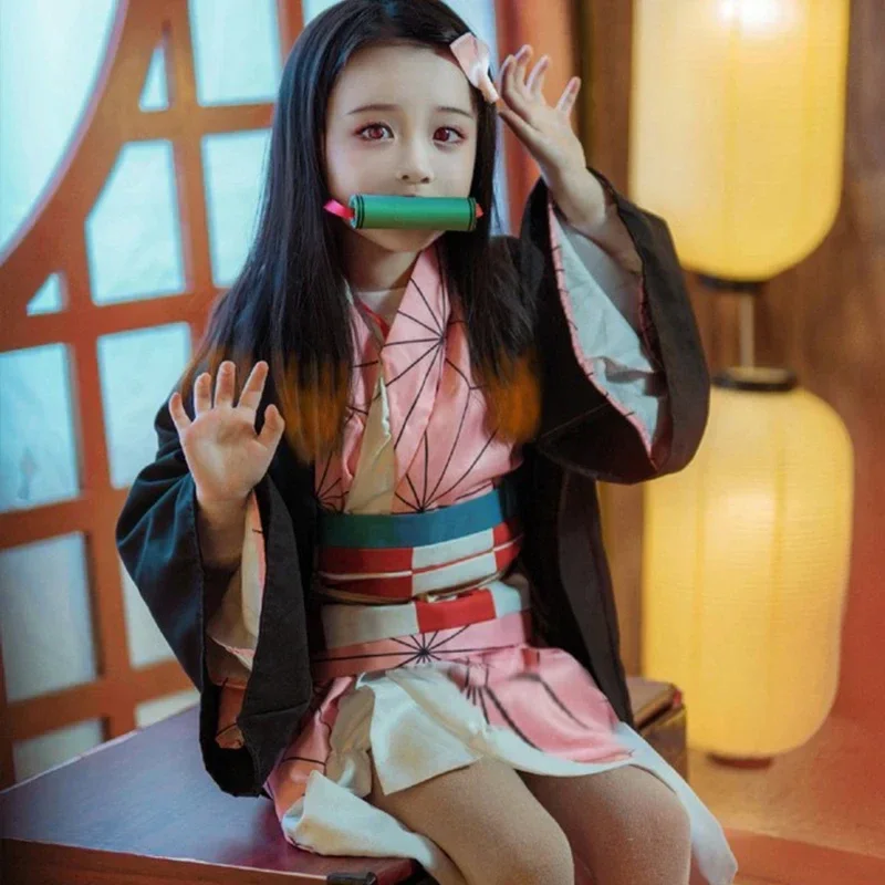 Anime Cosplay Anya - Anime Kamado Nezuko Cosplay Costume Costumes