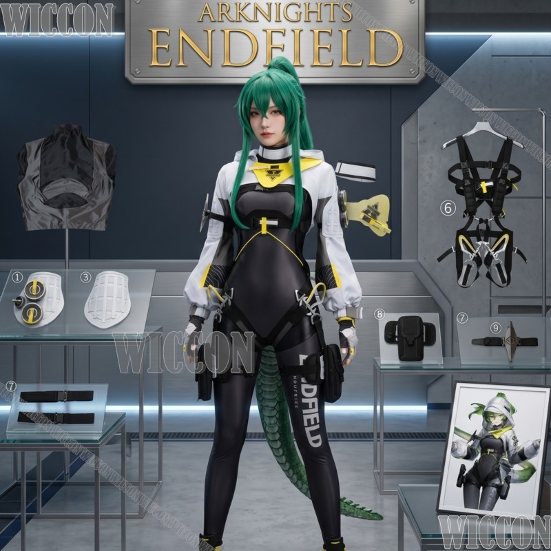 Anime Cosplay Outfits Female - Arknights Endfield fluorite Cosplay Costume Female