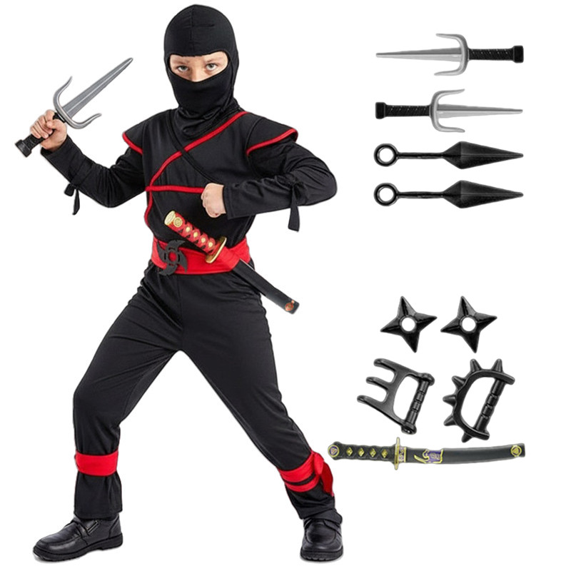 Cosplay Anime Boy - Japanese Samurai Costume for Kids Ninja
