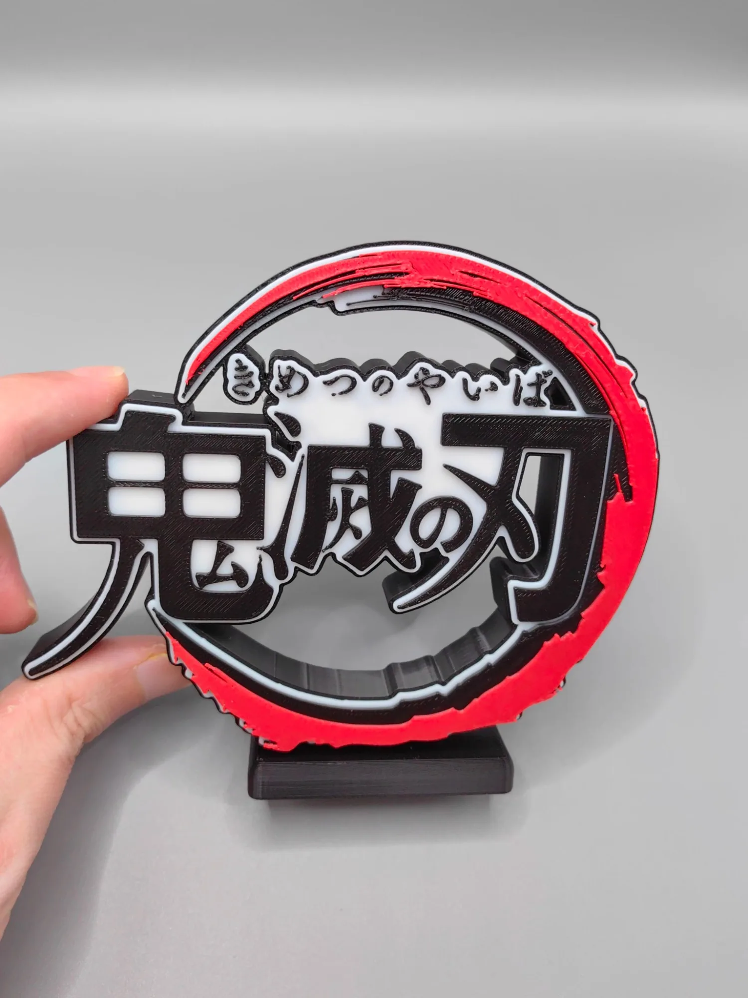 Anime Kimetsu No Yaiba 3D Logo - Anime Cosplay Title review and price