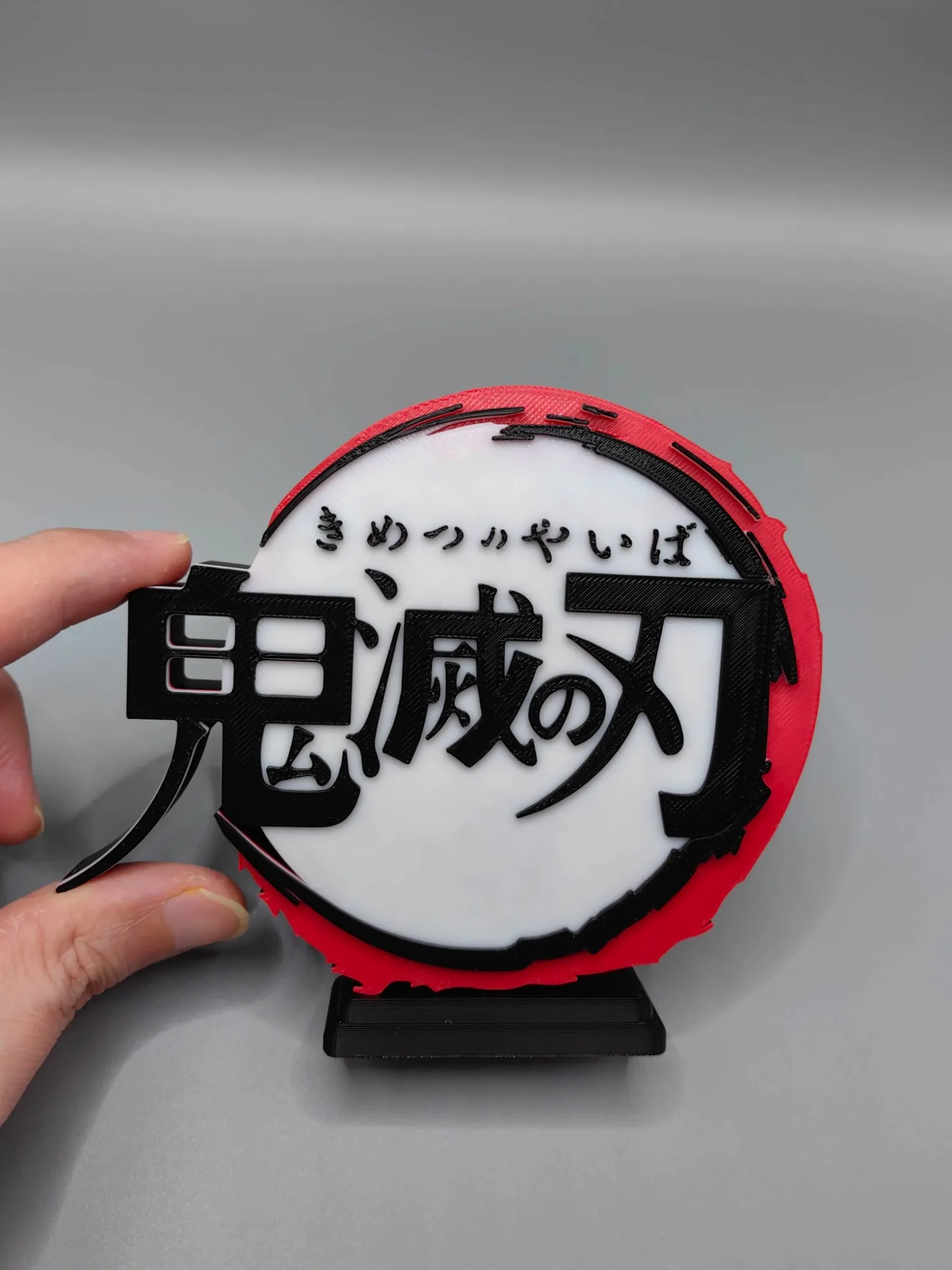 Anime Kimetsu No Yaiba 3D Logo - Anime Cosplay Title review and price