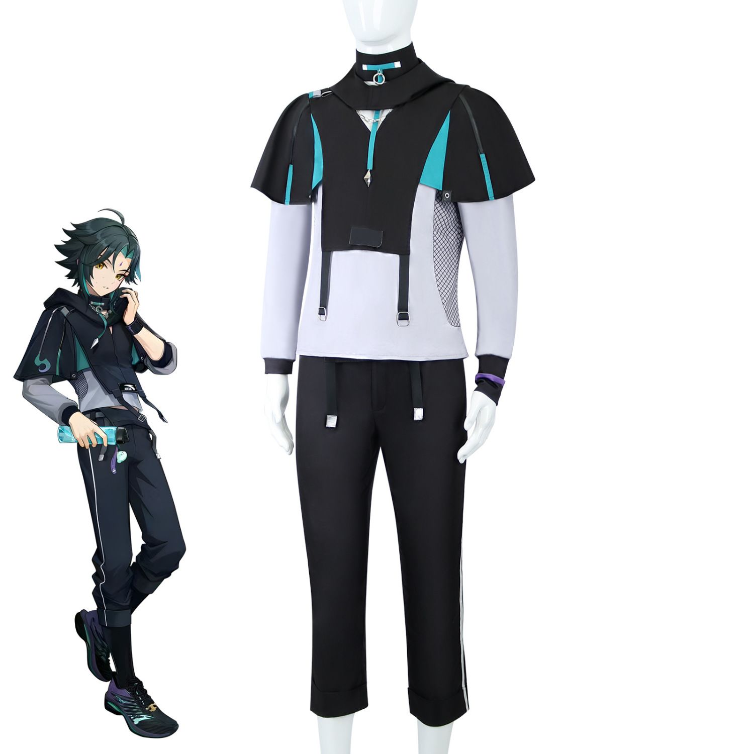 Halloween XIAO Costumes Game G - Anime Cosplay Male review and price