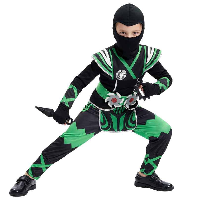 Japanese Ninja Costume Set for - Cosplay Anime Boy review and price