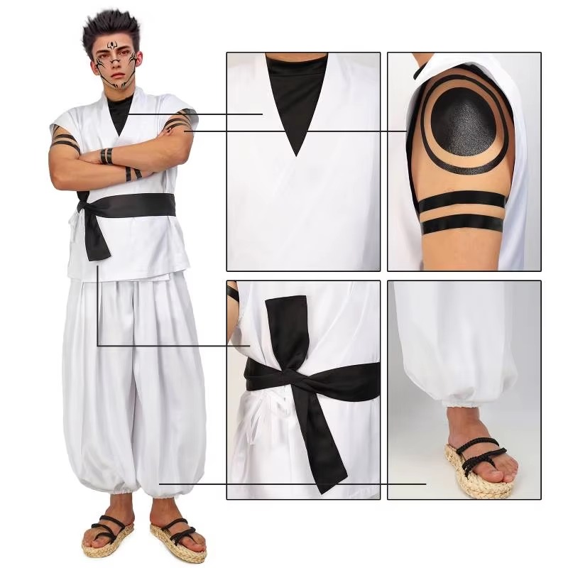 Ryomen Sukuna Cosplay Costume  - Anime Cosplay Jujutsu Kaisen review and price
