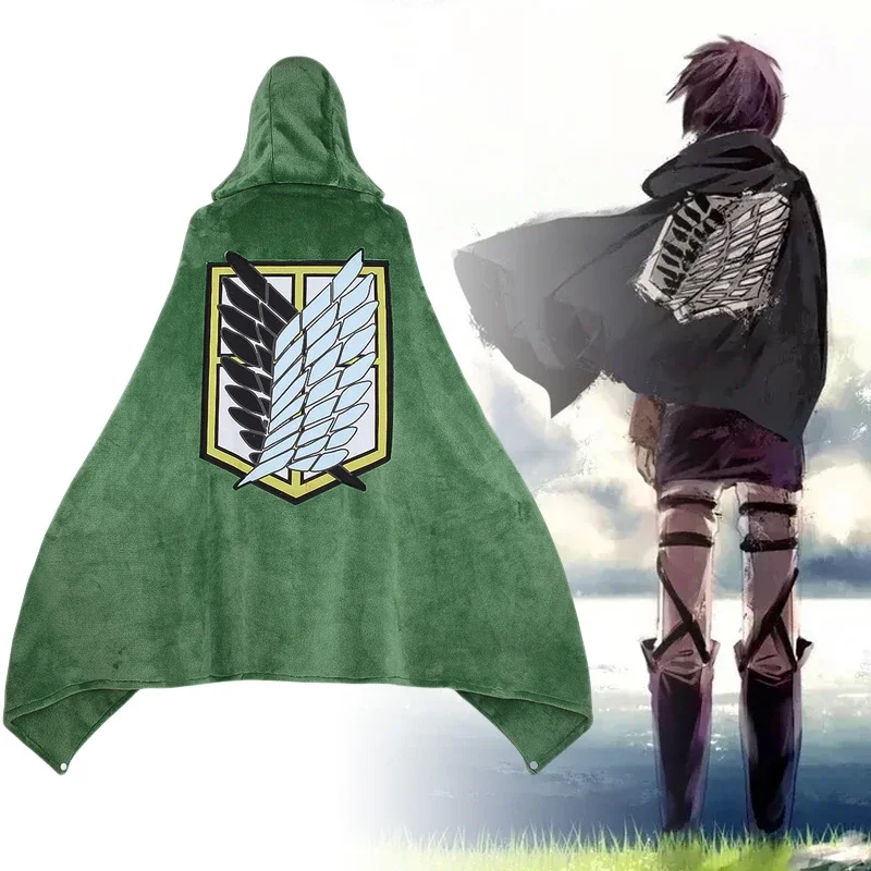 Attack on Titan Blanket Plaid  - Attack Titan Cloak review and price