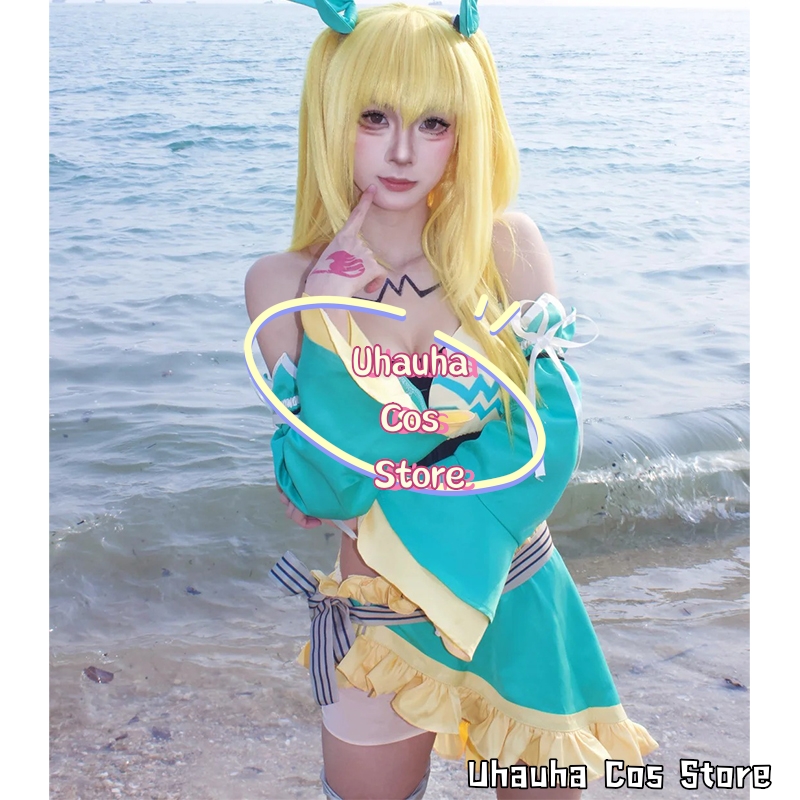 Anime Lucy Heartfilia Cosplay  - Anime Cosplay Outfits Female review and price