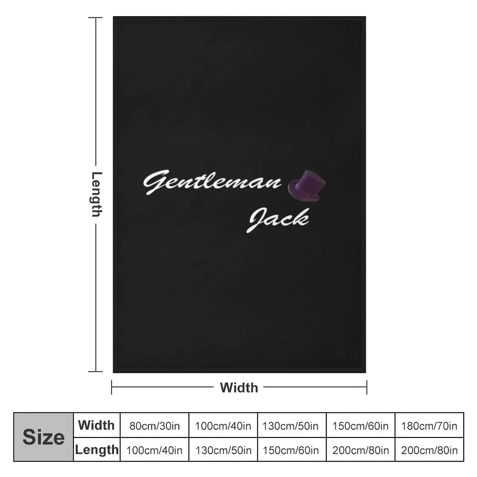 Gentleman Jack - title Throw B - Anime Cosplay Title review and price