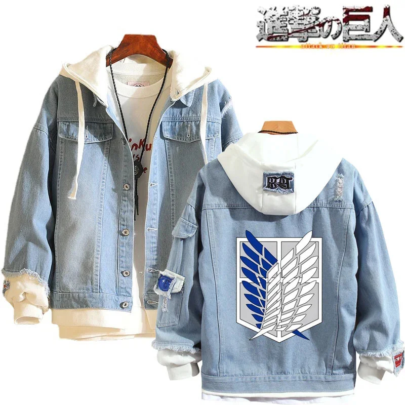 2026 Jacket Denim Attack On Ti - Attack Titan Cloak review and price